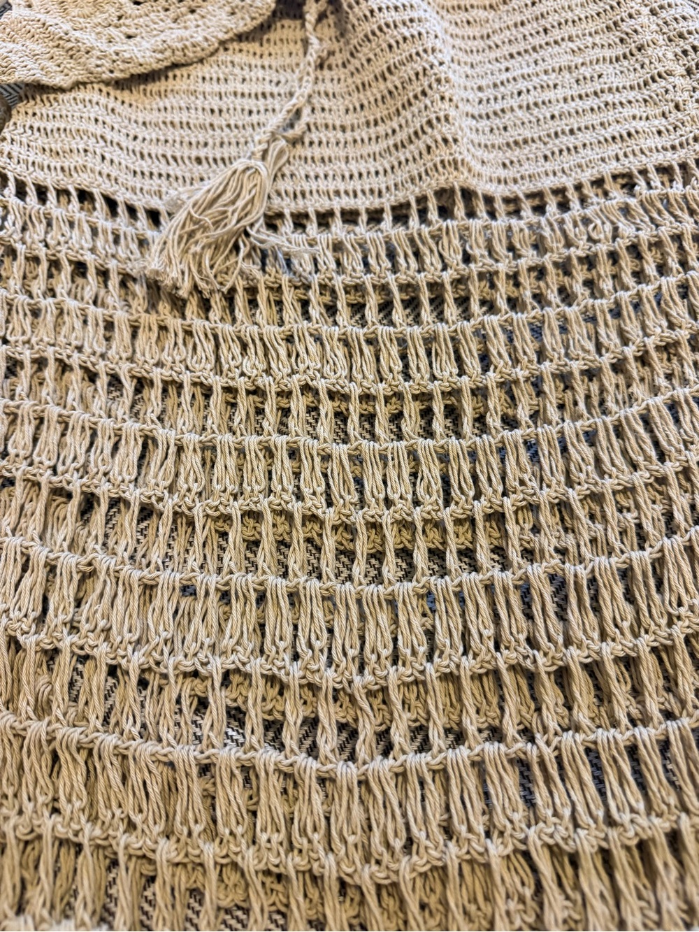 BrandNew Handcrafted khaki Beach Summer set - Crochet Bralette & Skirt Set - Picture 6 of 8